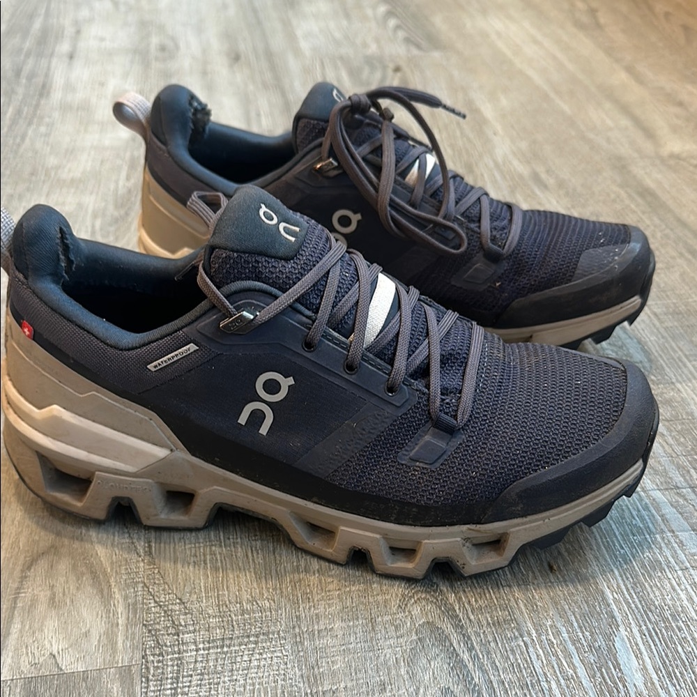 On Running Navy Athletic Shoes